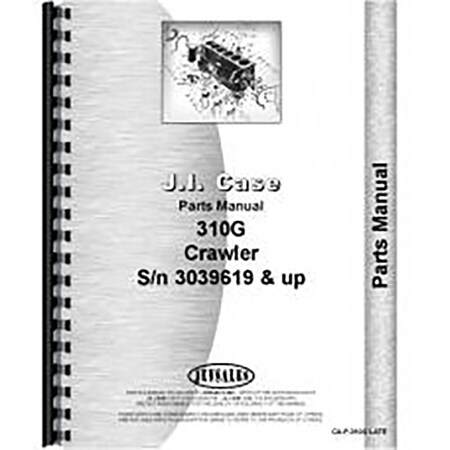 Fits Case & David Brown 310G Crawler G&D (3039619 & up) Parts Manual [Paperback] [.
